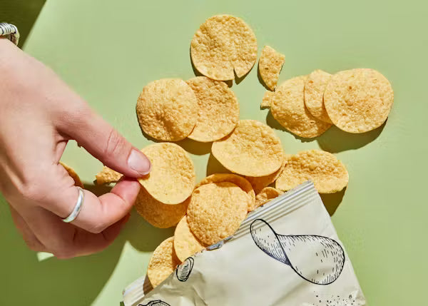 Khoai tây chiên đậu lăng hữu cơ với muối biển 100g